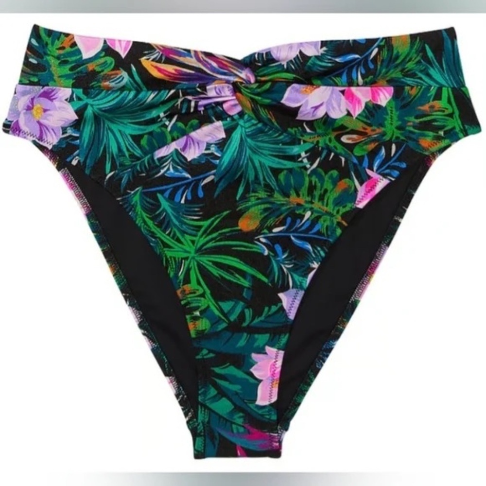 New! Victoria's Secret Black Palm Bikini Set 45592 - Picture 6 of 15